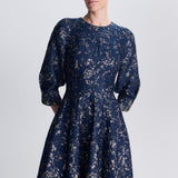 Simkhai - Claravelle Metallic Jacquard Gown