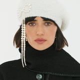Jennifer Behr - Presley Bow Beret -- Snow