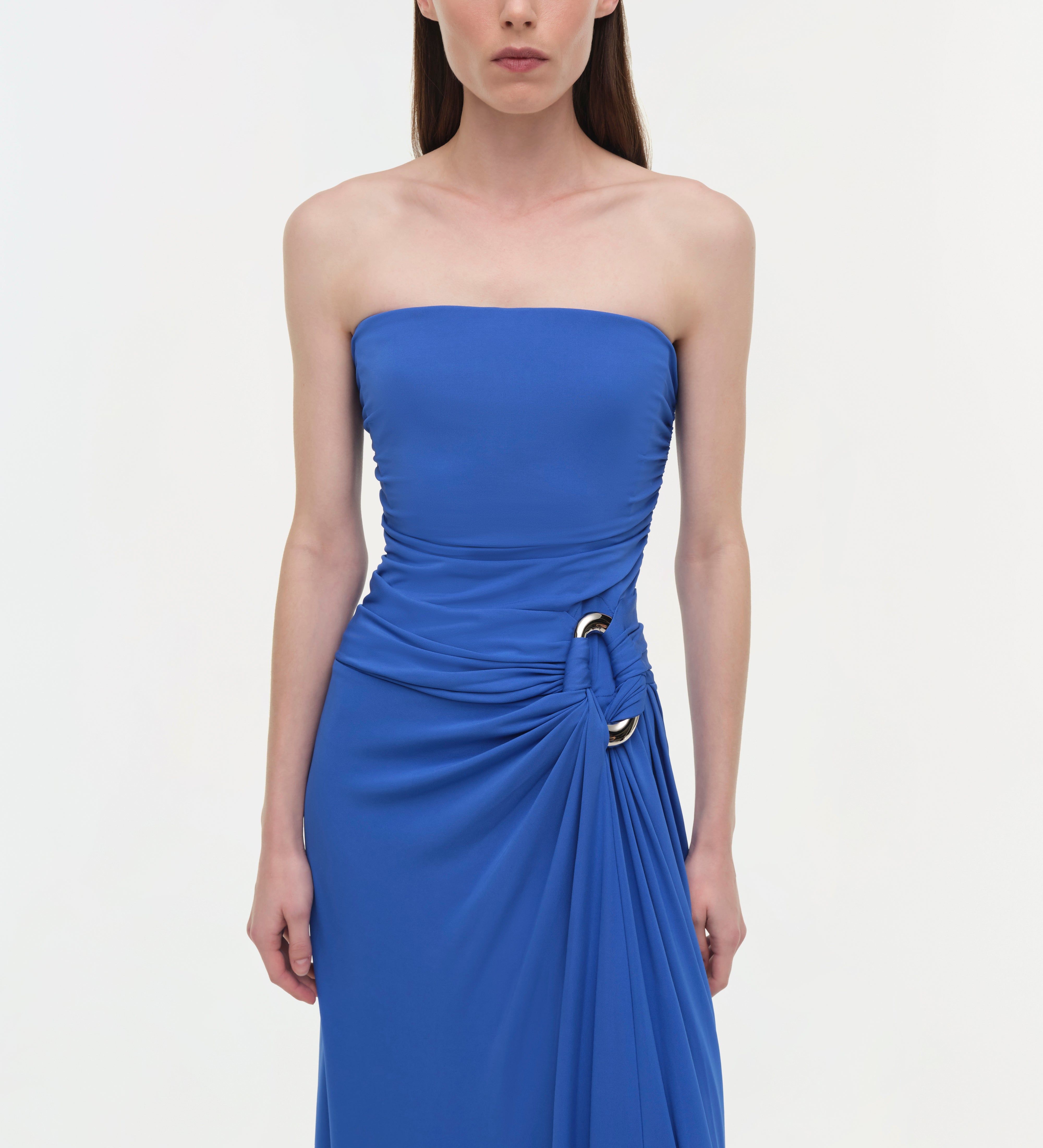 Simkhai - Emma Draped Jersey Bustier Gown