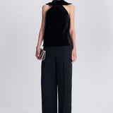 Simkhai - Scarlett Draped Velvet Cape Top