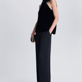 Simkhai - Scarlett Draped Velvet Cape Top