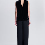 Simkhai - Scarlett Draped Velvet Cape Top