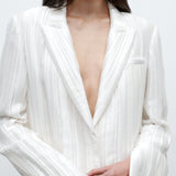 TWP - Next Boyfriend Blazer in Crushed Silk Charmeuse