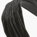 Jennifer Behr - Natasha Velvet Headband -- Black