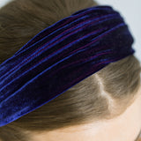 Jennifer Behr - Natasha Velvet Headband -- Navy
