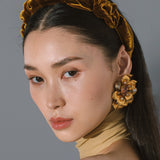 Jennifer Behr - Lia Headband in Velvet -- Topaz