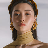 Jennifer Behr - Lia Headband in Velvet -- Topaz