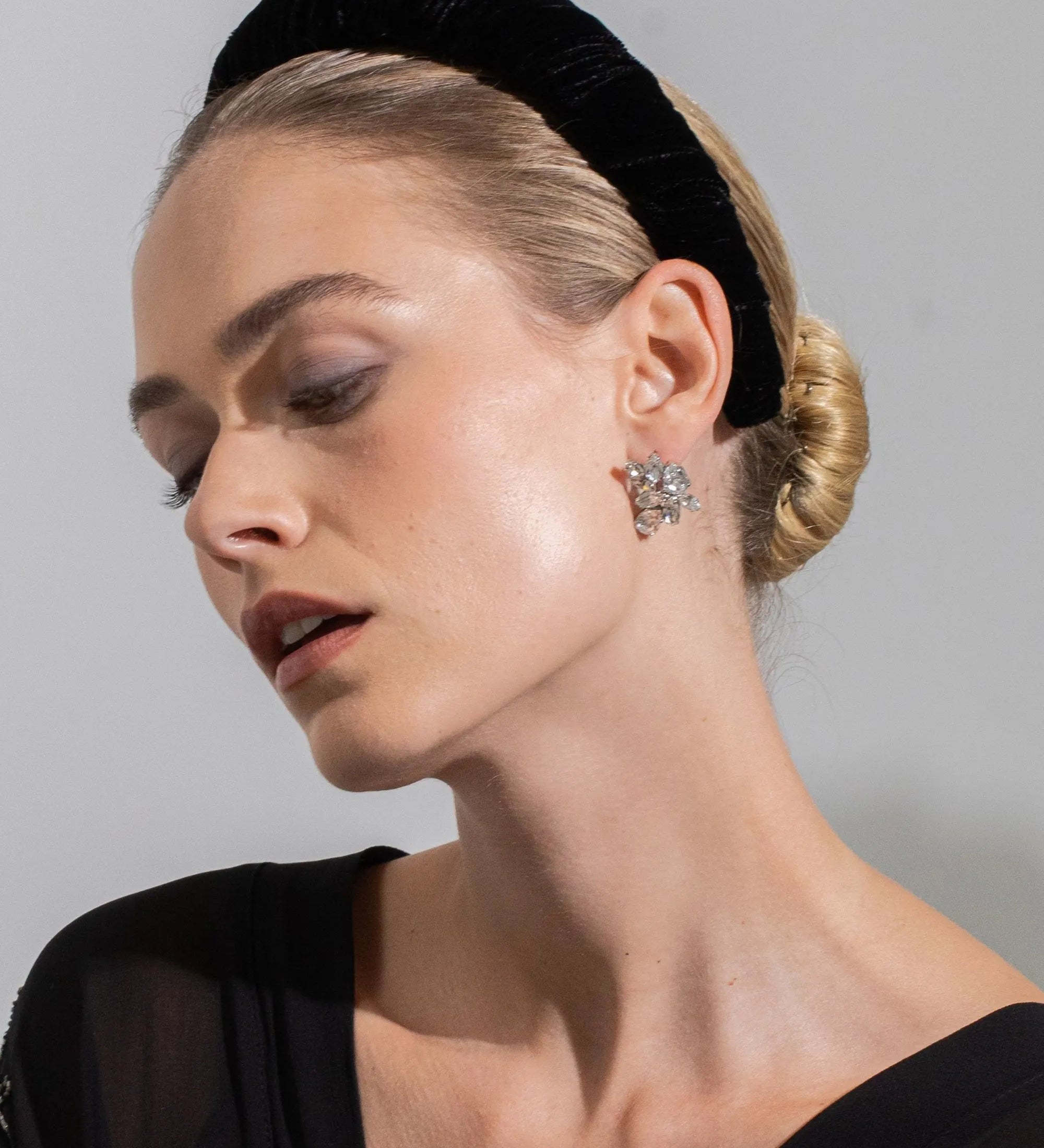 Jennifer Behr - Irene Headband in Velvet