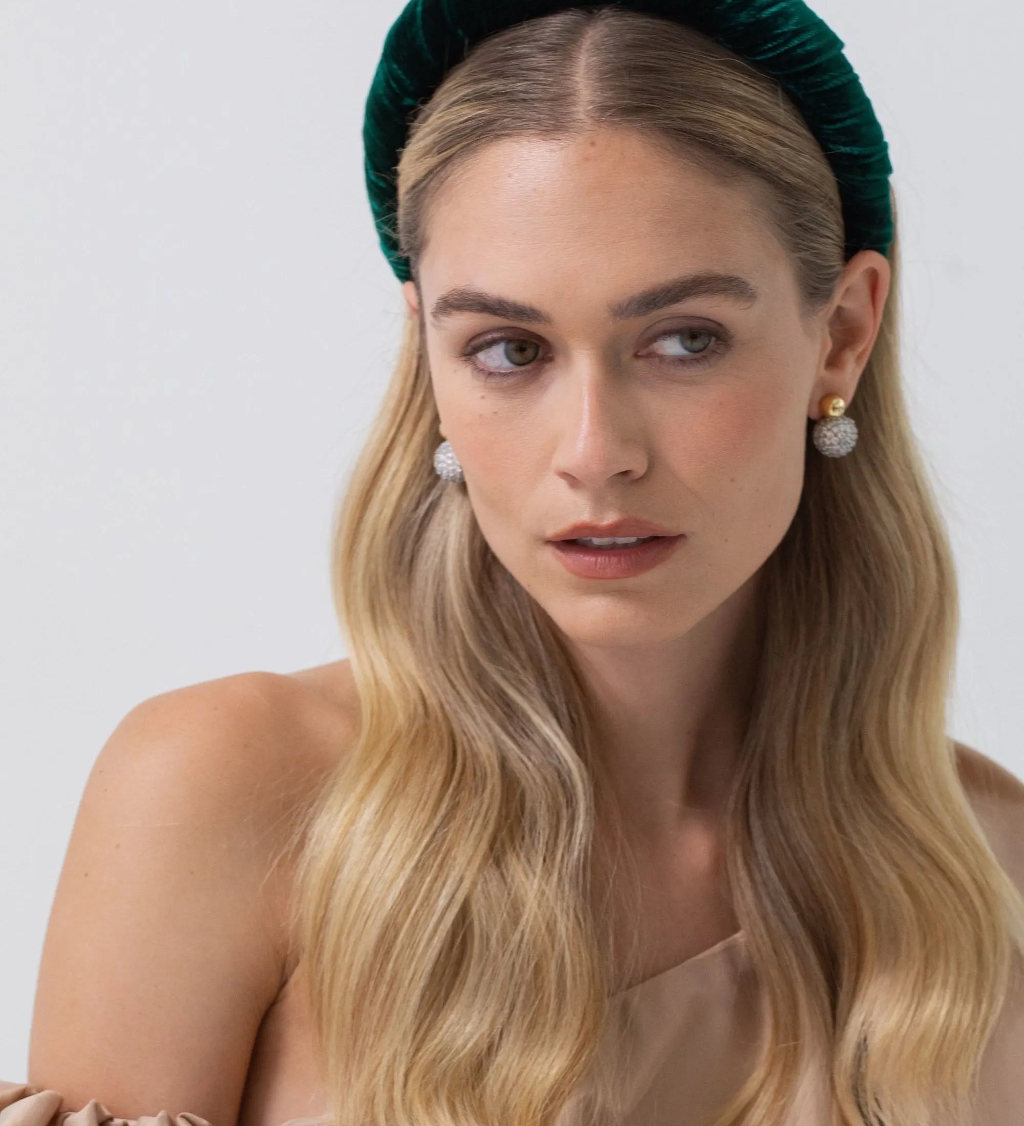 Jennifer Behr - Irene Headband in Velvet