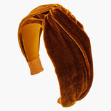 Jennifer Behr - Twist Headband in Velvet -- Topaz