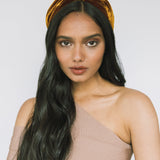 Jennifer Behr - Twist Headband in Velvet -- Topaz