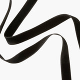 Jennifer Behr - Belle Velvet Ribbon Ponywrap -- Black