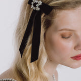 Jennifer Behr - Kinley Bow Barrette -- Black