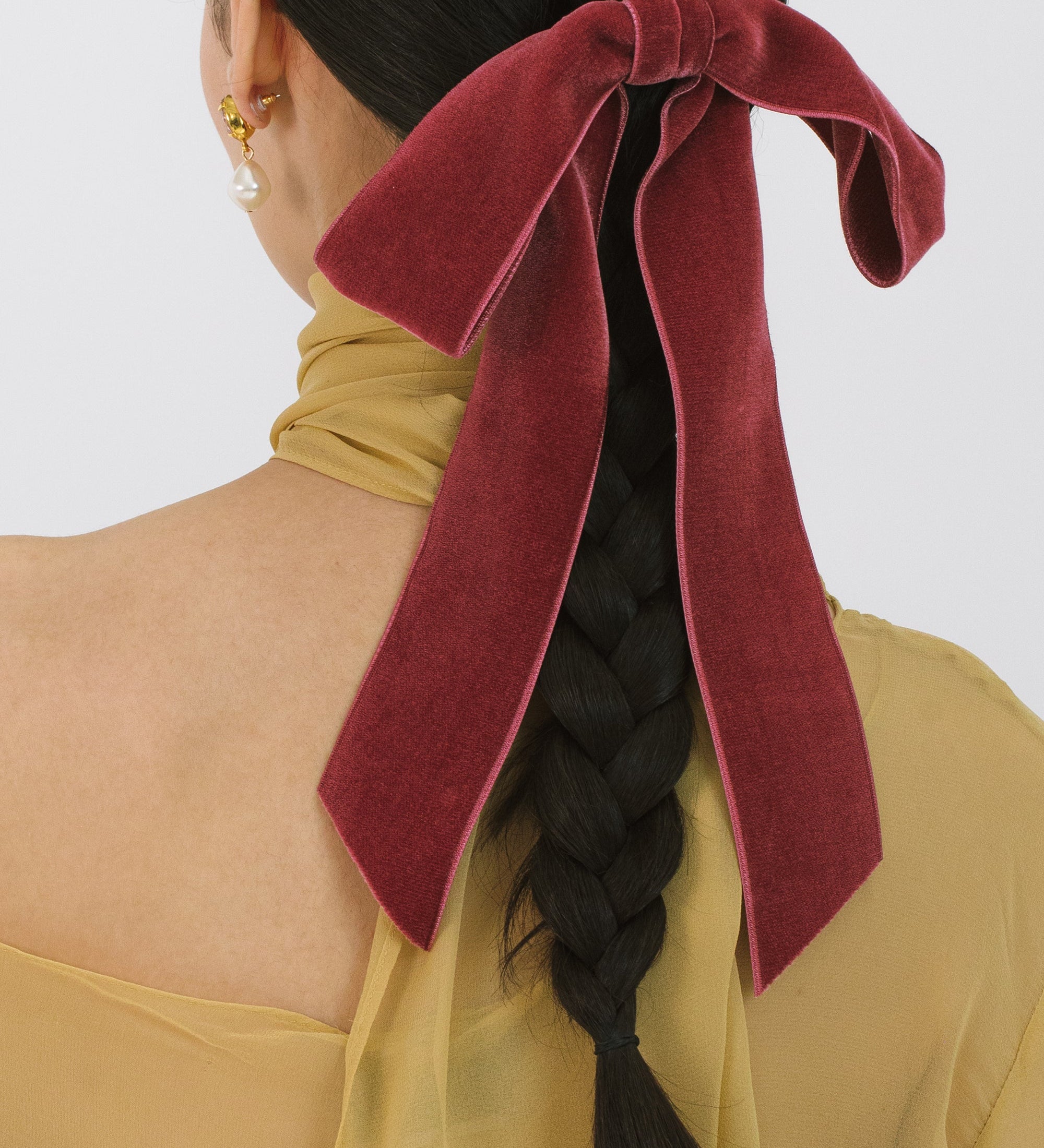 Jennifer Behr - Adley Velvet Bow Barrette