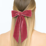 Jennifer Behr - Wide Velvet Bow Barrette