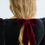 Jennifer Behr - Wide Velvet Bow Barrette