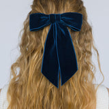 Jennifer Behr - Wide Velvet Bow Barrette