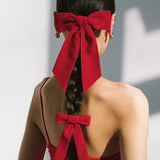 Jennifer Behr - Wide Velvet Bow Barrette