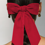 Jennifer Behr - Wide Velvet Bow Barrette