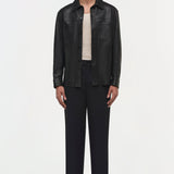 Simkhai - Gibson Leather Shirt Jacket