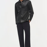Simkhai - Gibson Leather Shirt Jacket