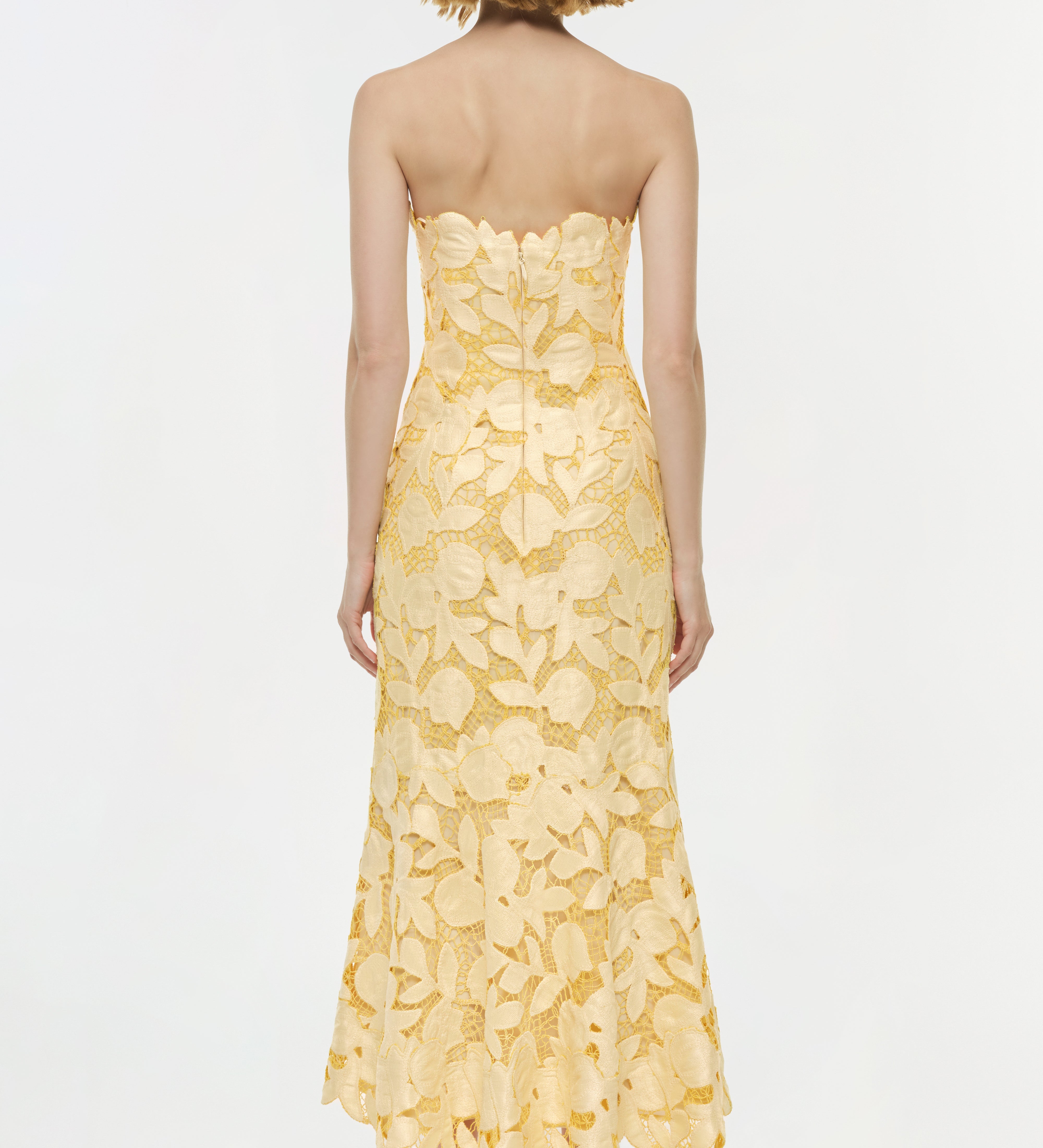 Simkhai - Valletta Strapless Embroidered Dress