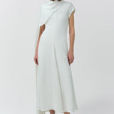 Simkhai - Jacka Satin Cape Midi Dress