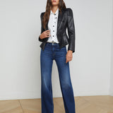 L'AGENCE - Andalusia Leather Blazer
