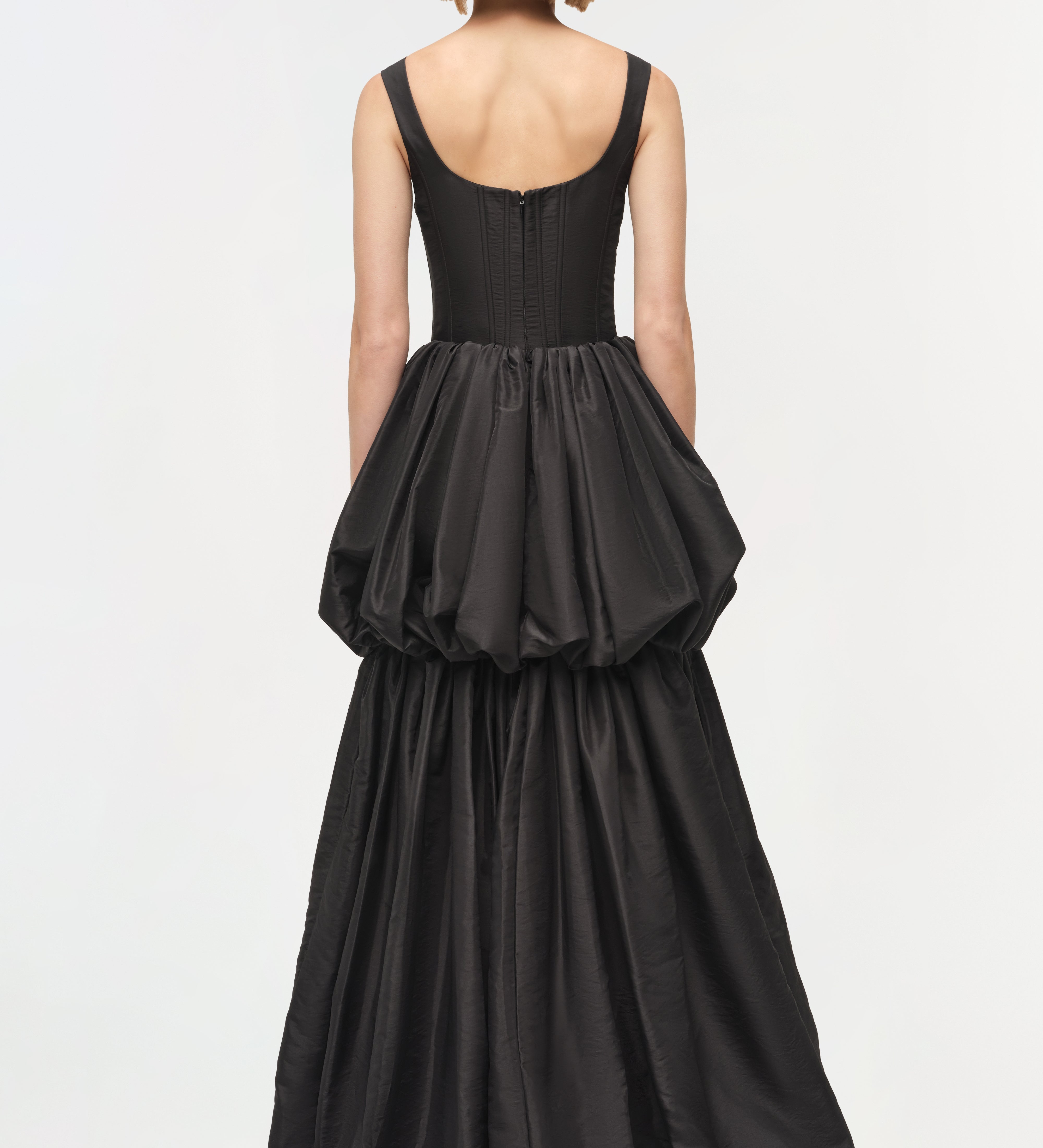 Simkhai - Tabitha Taffeta Tiered Bubble Dress