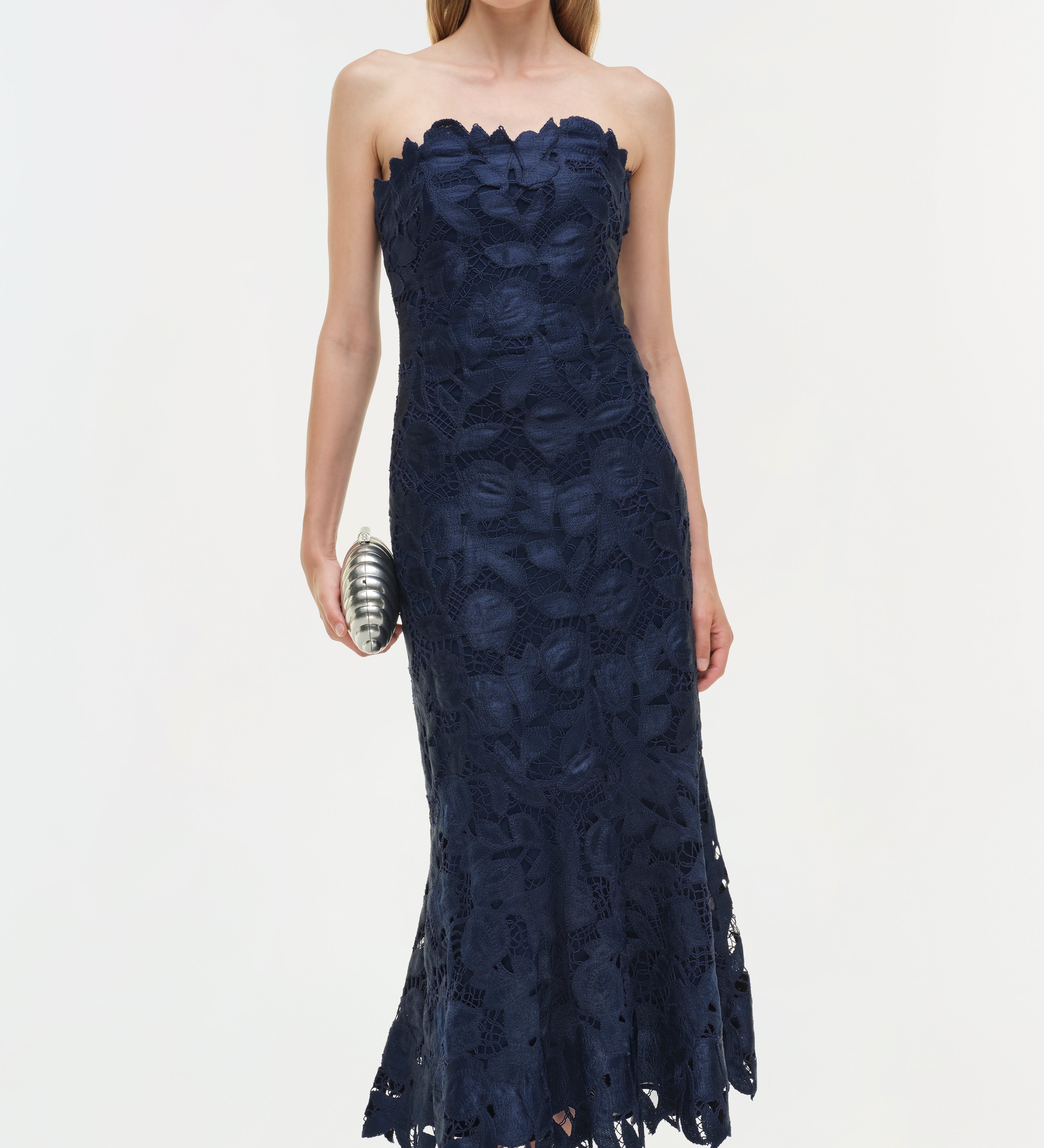 Simkhai - Valletta Strapless Embroidered Dress