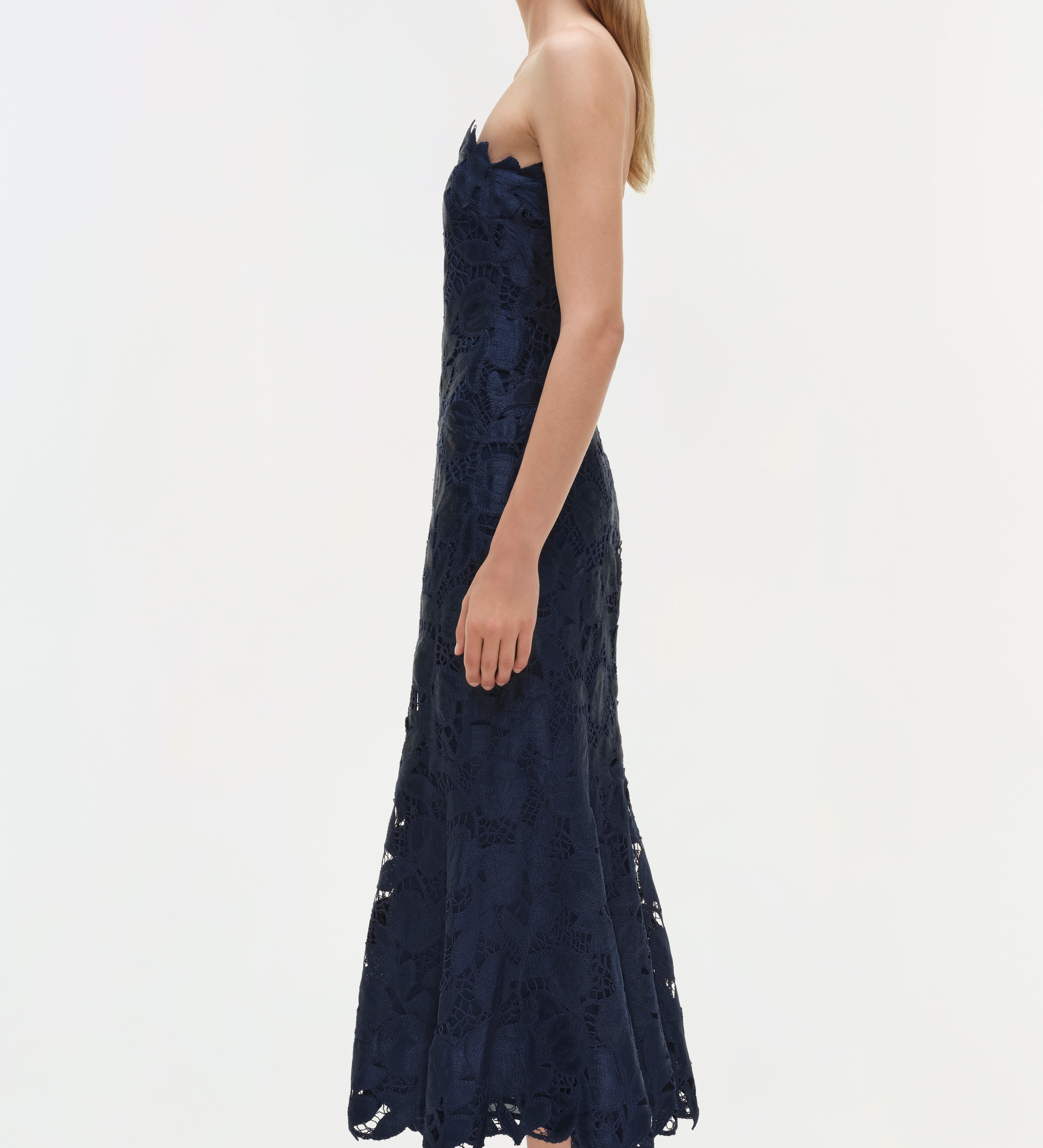 Simkhai - Valletta Strapless Embroidered Dress
