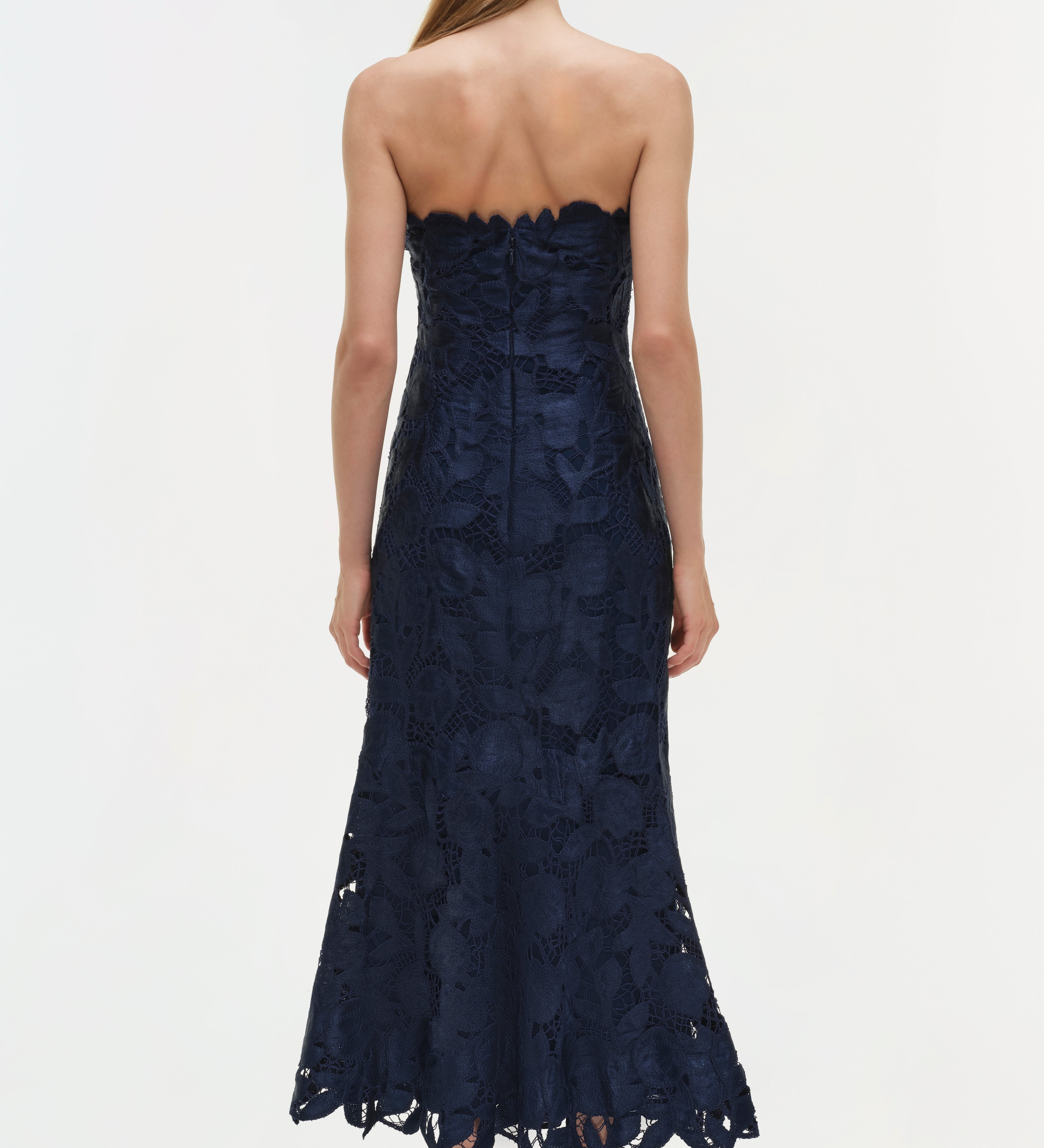 Simkhai - Valletta Strapless Embroidered Dress