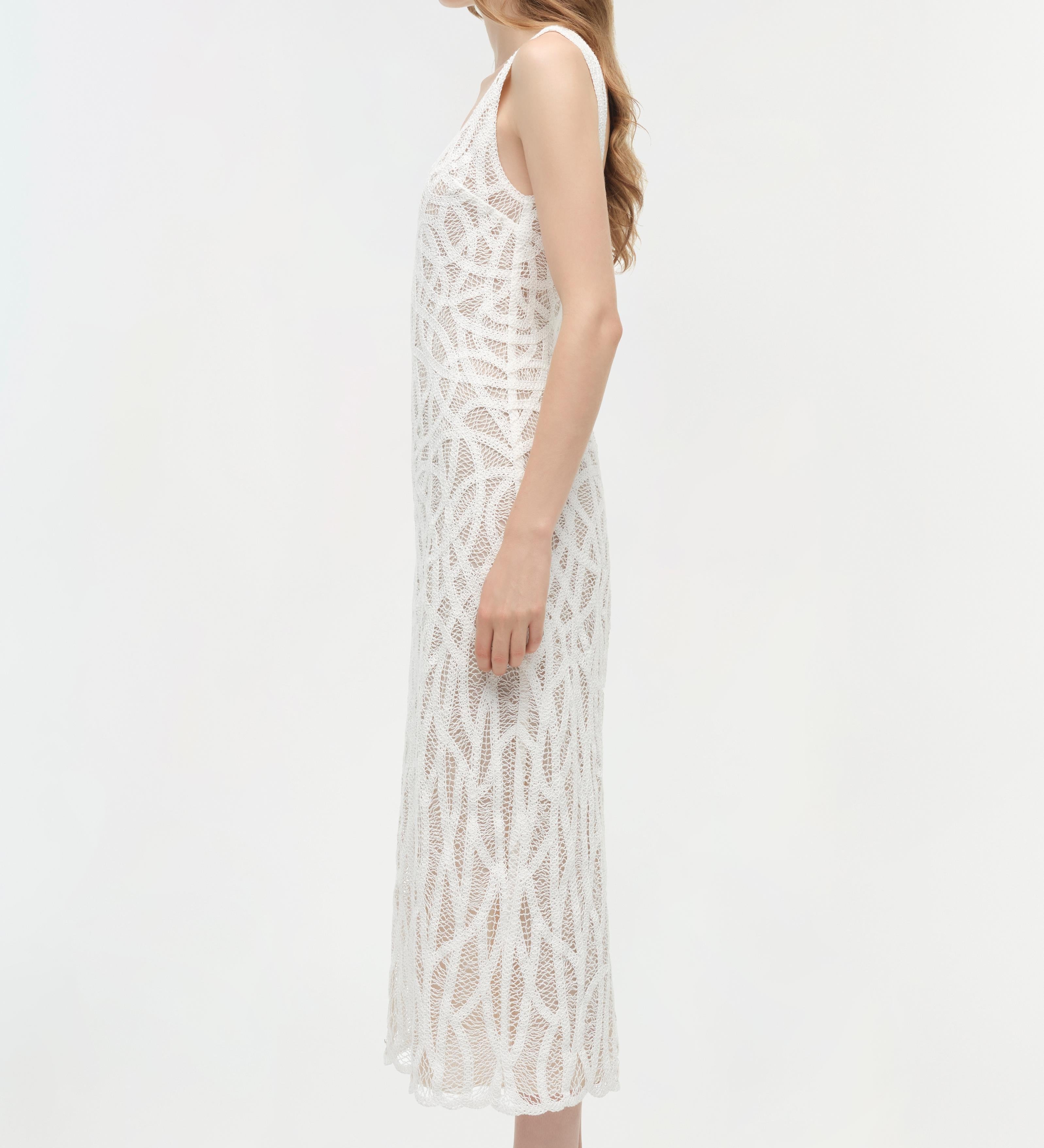 Simkhai - Leonora Macrame Midi Dress