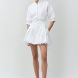 Simkhai - Effie Cotton Bubble Mini Dress
