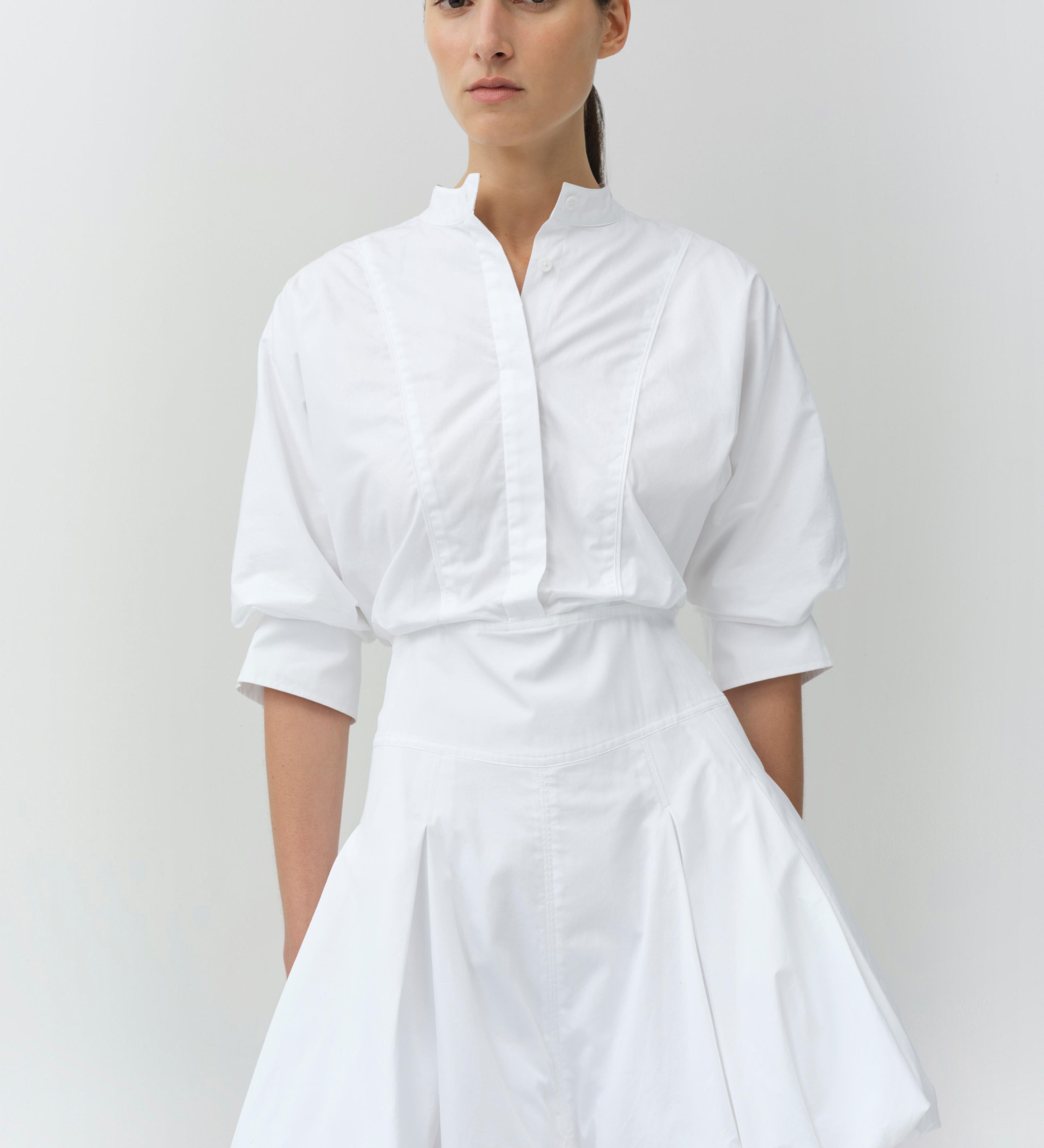Simkhai - Effie Cotton Bubble Mini Dress