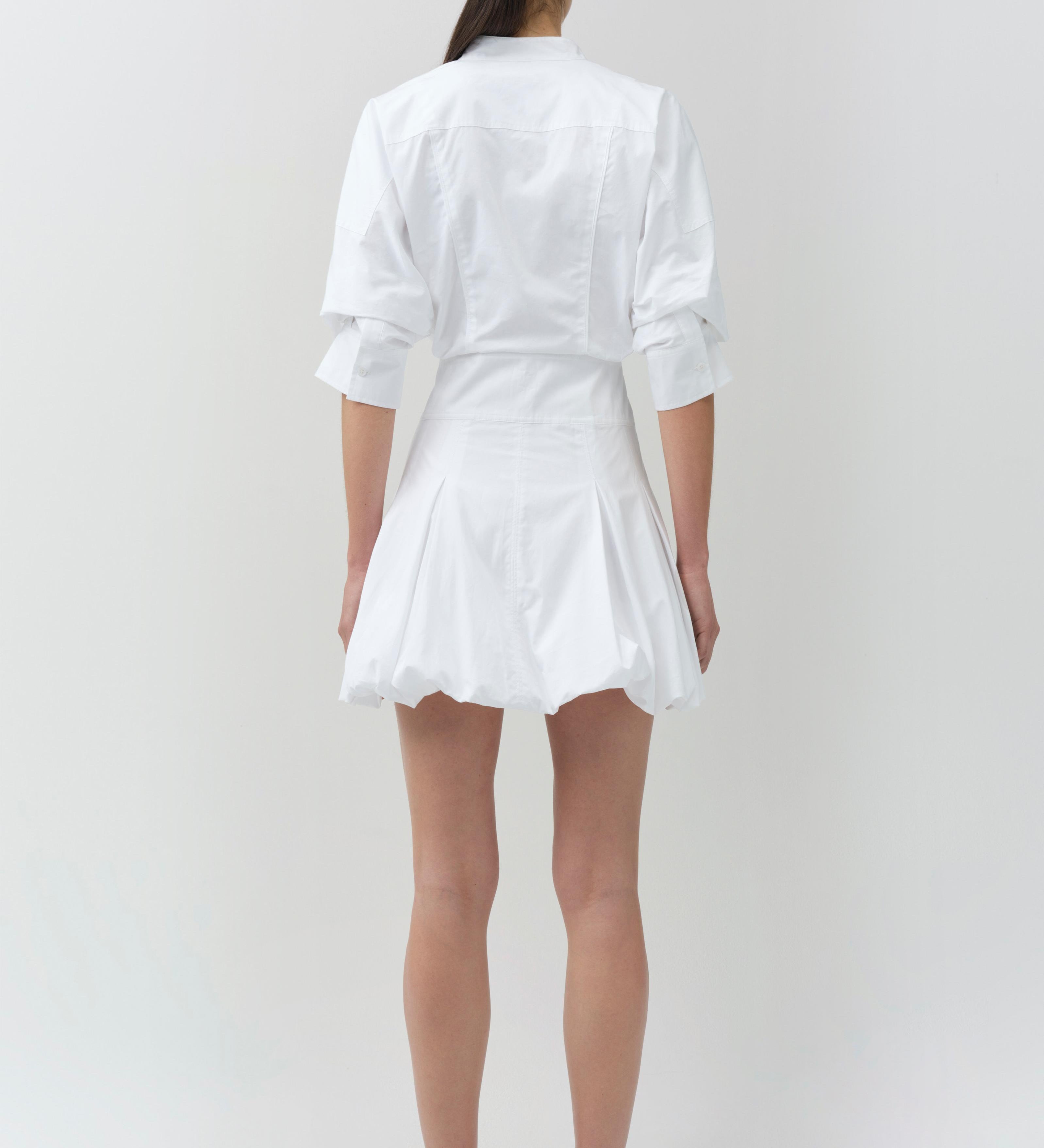 Simkhai - Effie Cotton Bubble Mini Dress