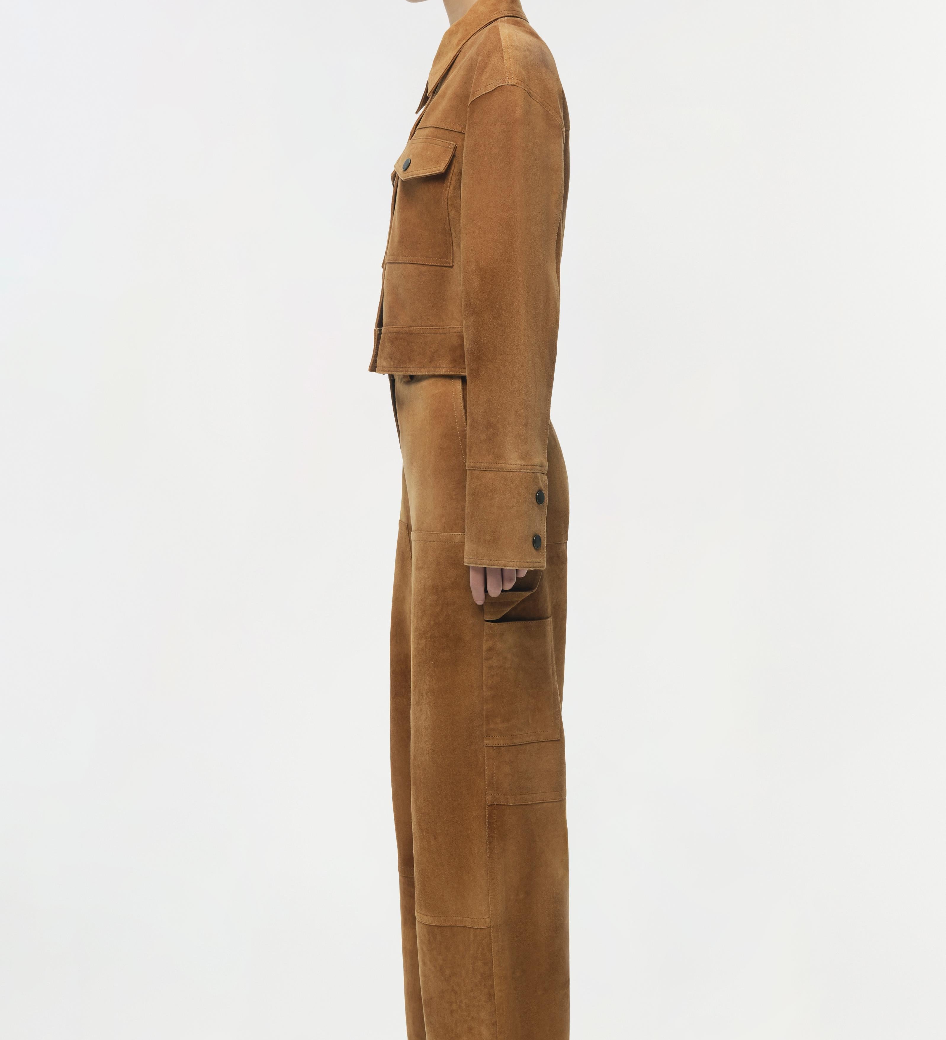 Simkhai - Bates Suede Straight Leg Pant