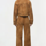 Simkhai - Bates Suede Straight Leg Pant
