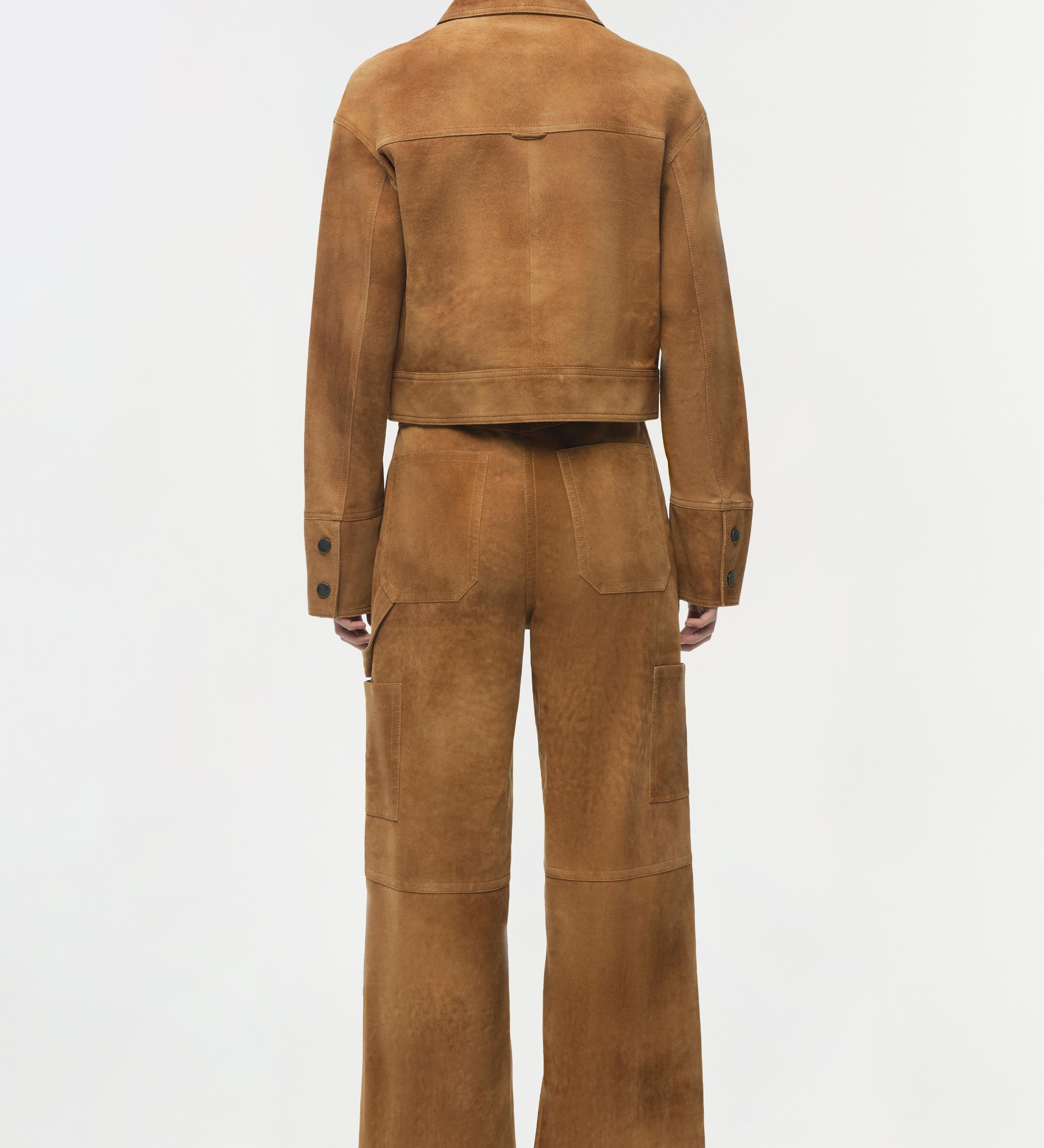 Simkhai - Bates Suede Straight Leg Pant