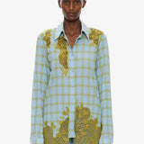 Christopher Esber - Maya Embroidered Handkerchief Shirt