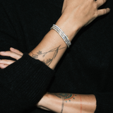 Dorsey - KATE RIVIÈRE BRACELET IN 3MM LAB WHITE SAPPHIRE