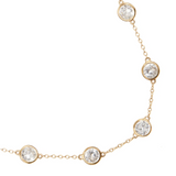 Dorsey - CLEMENCE NECKLACE IN 7.50 CT LAB WHITE SAPPHIRE