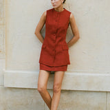 Faithfull - Jane Mini Skirt Garnet