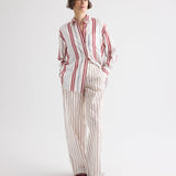 TWP - Big Joe Shirt in Silk Stripe