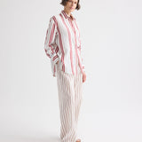 TWP - Big Joe Shirt in Silk Stripe