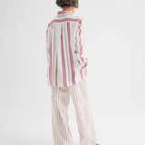 TWP - Big Joe Shirt in Silk Stripe