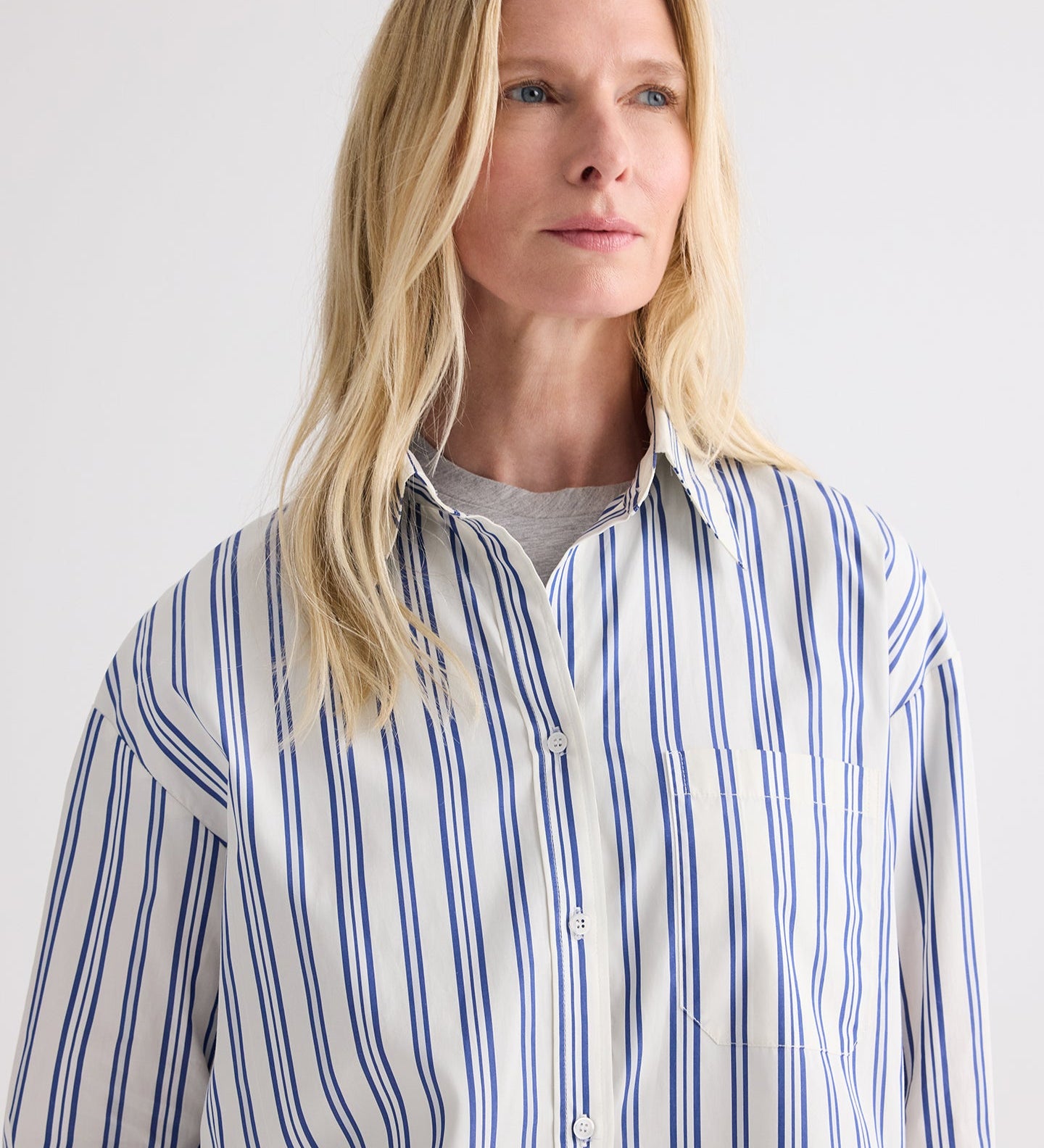 TWP - Big Joe Shirt in Mens Stripe on Superfine Poplin