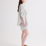 TWP - Big Joe Shirt in Evening Stripe on Silk