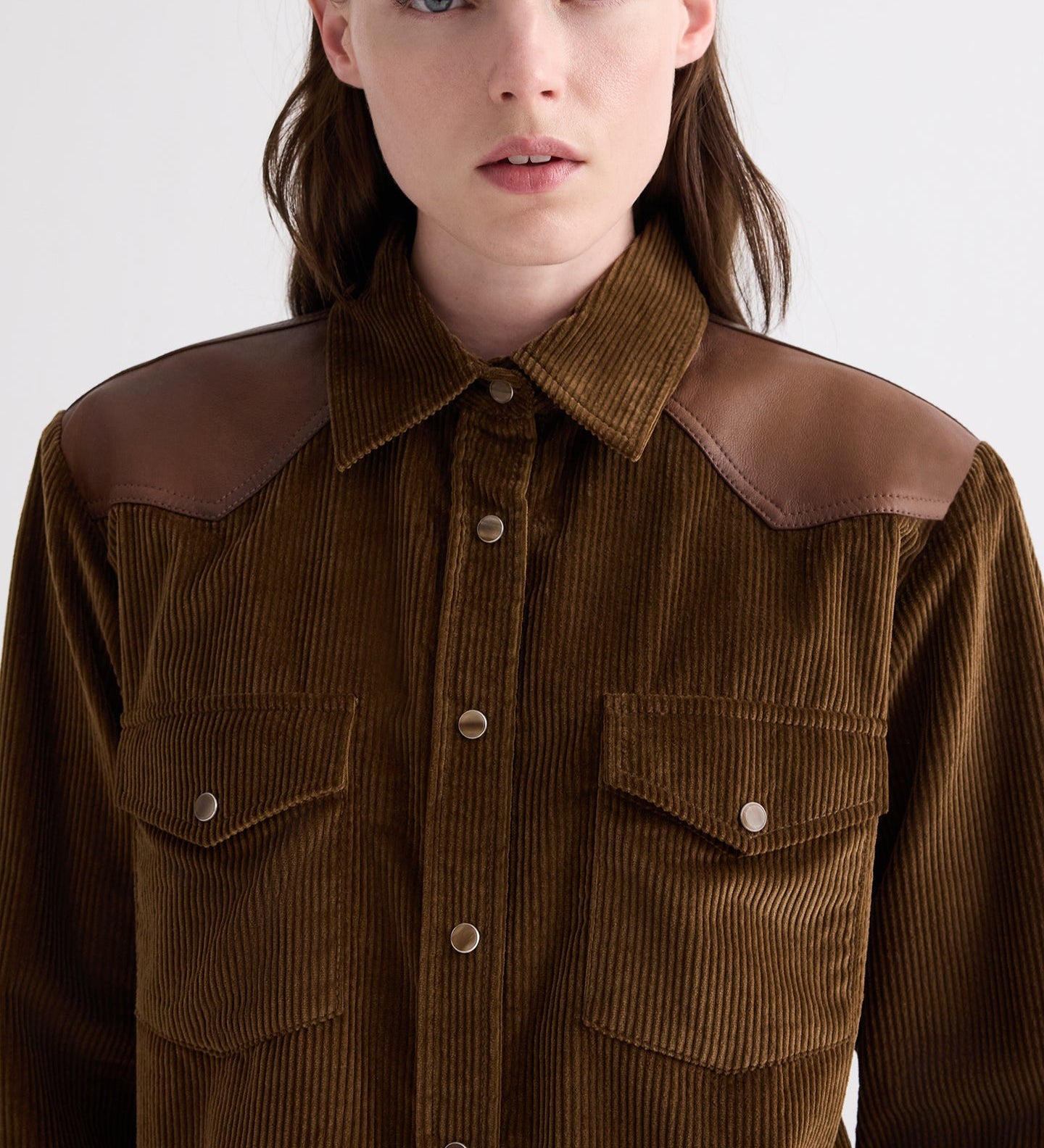 TWP - Cowboy Take Me Away Shirt with Combo in Torkel Corduroy