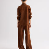TWP - Leather Travelin' Soldier Top in Featherweight Suede